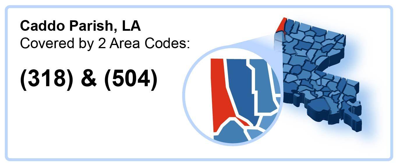 318_504_Area_Codes_in_Caddo_Parish_Louisiana